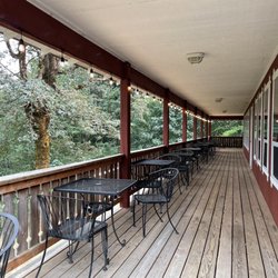 Anderson Lodge - Large wrap around porch on south side