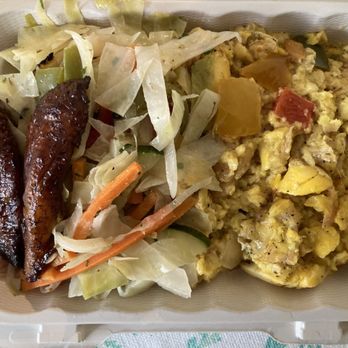 Vineyard Caribbean Cuisine - ackee and codfish , yummy - Caribbean Near Me - Oak Bluffs, Massachusetts