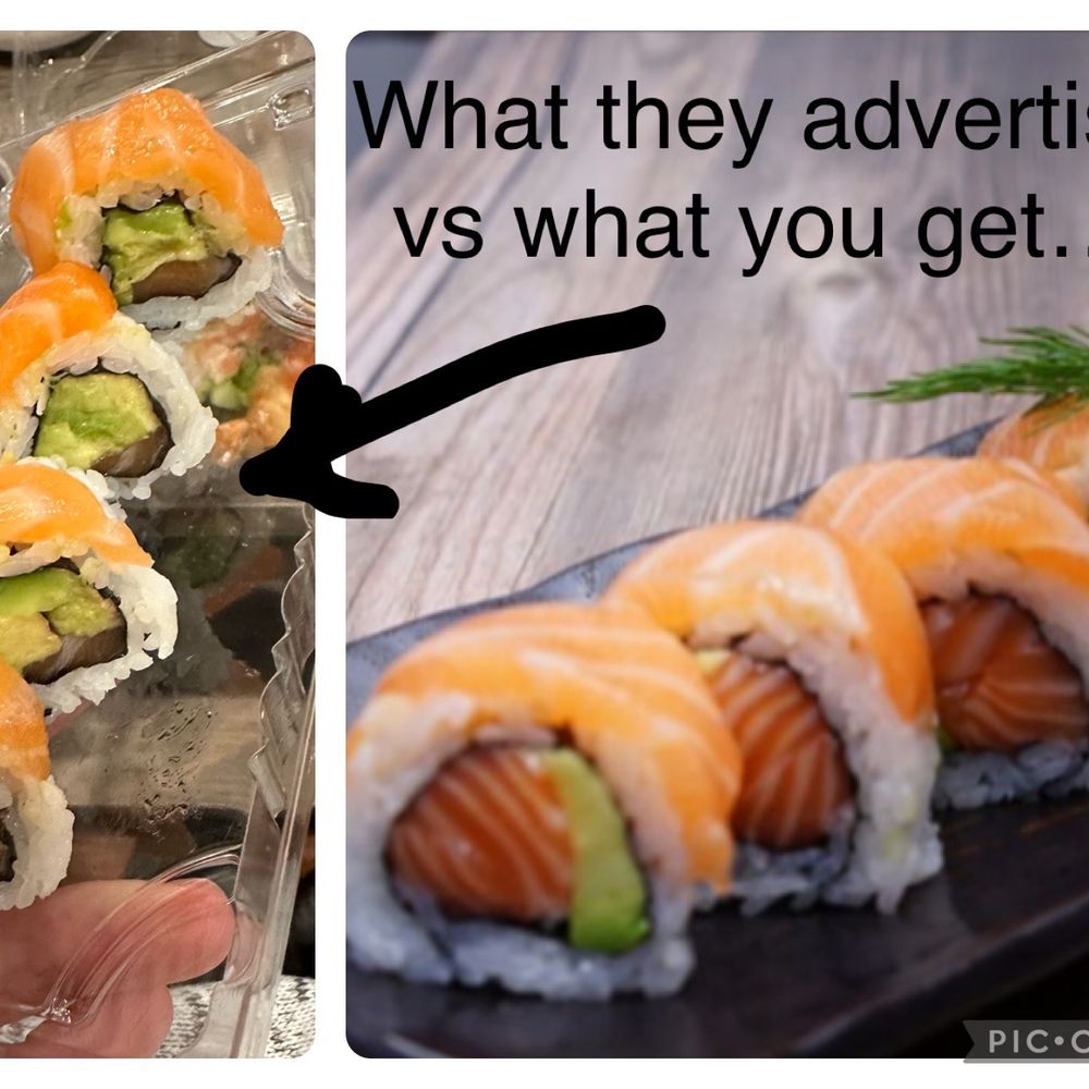 Yanagi Kitchen Long Beach - What you get vs. what they advertise... way less fish. - Sushi Bars Near Me - Long Beach, California Yanagi Kitchen Long Beach - What you get vs. what they advertise... way less fish. - Sushi Bars Near Me - Long Beach, California