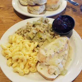 Cracker Barrel Old Country Store - Turkey & Dressing; side of Mac - American Near Me - Grapevine, Texas Cracker Barrel Old Country Store - Turkey & Dressing; side of Mac - American Near Me - Grapevine, Texas