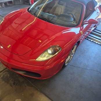 Desert Smog - A Ferrari during a Smog Test - Smog Check Stations Near Me - Palm Desert, California Desert Smog - A Ferrari during a Smog Test - Smog Check Stations Near Me - Palm Desert, California