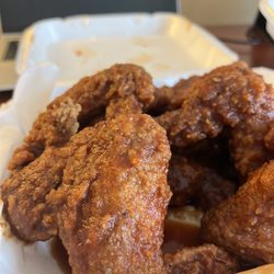 Jersey Jo's Philly Cheesesteaks and More - Spicy Bourbon chicken Big Jo Wings