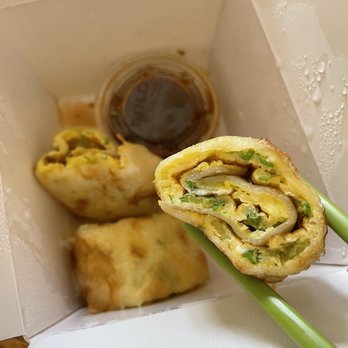 Cafe Mei - Original taiwanese pancake (egg and green onion) - Breakfast & Brunch Near Me - Fremont, California Cafe Mei - Original taiwanese pancake (egg and green onion) - Breakfast & Brunch Near Me - Fremont, California
