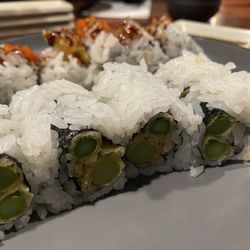 Fushimi Japanese - Lunch rolls Tempura asparagus and tempura shrimp