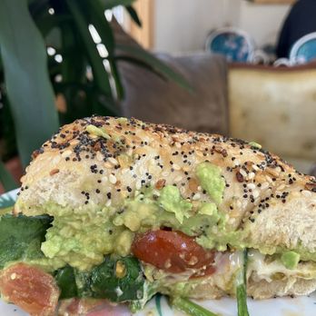 The Blue Foot  Cafe - Delicious bagel! - Juice Bars & Smoothies Near Me - Wareham, Massachusetts