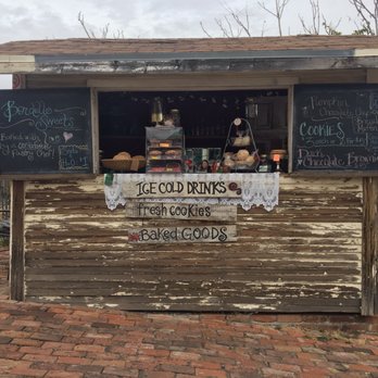 Bordello Sweets - a food kiosk with chalk writing - Desserts Near Me - Jerome, Arizona