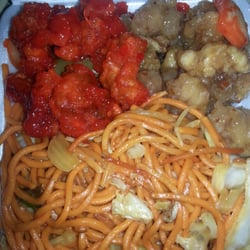 PC Foodmart - Chow mein, sweet and sour chicken, and orange chicken. Chinese fast food at this location is delicious!