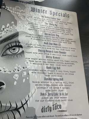 Menu photo 1 Dirty Taco and Tequila - Rockville Centre Rockville Centre, NY