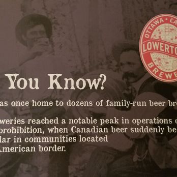 Lowertown Brewery - Trivia sign - Breweries Near Me - Ottawa, Ontario
