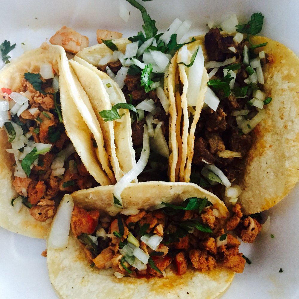 Pollo aka chicken and asada aka beef taco's!!! So so so so tasty! $5.72 Pollo aka chicken and asada aka beef taco's!!! So so so so tasty! $5.72