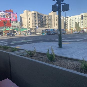 Moxy Oakland Downtown - View from our seat at checkers table - Hotels Near Me - Oakland, California Moxy Oakland Downtown - View from our seat at checkers table - Hotels Near Me - Oakland, California