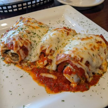 Ferrara Pizza & Pasta - generously stuffed eggplant rollatini, perfect ricotta! - Pizza Near Me - Burlington, North Carolina Ferrara Pizza & Pasta - generously stuffed eggplant rollatini, perfect ricotta! - Pizza Near Me - Burlington, North Carolina