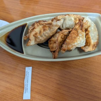 Teriyaki House - Cute little boat for the Pot stickers - Japanese Near Me - Fairfield, California Teriyaki House - Cute little boat for the Pot stickers - Japanese Near Me - Fairfield, California