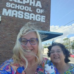 Alpha School of Massage - Fantastic massage, staff at Alpha School of Massage- two very satisfied customers right here!!!!