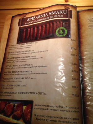 Menu photo 5 Karczma Bida Głogoczów*, MA