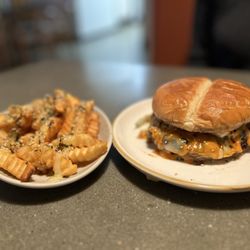 Side of Aloha - Smash burger with side of fries