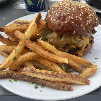 The Attic - Attic double burger - Breakfast & Brunch Near Me - Long Beach, California