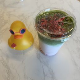 Strawberry Matcha.