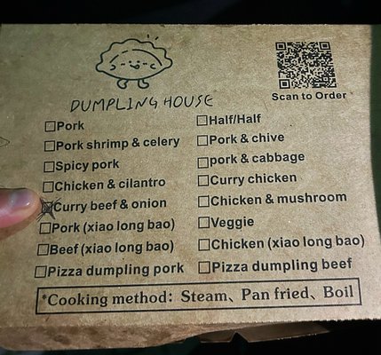 Menu photo 4 Dumpling House Nashville, TN