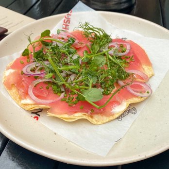 Pubbelly Sushi - Miami Beach - Tuna Pizza - Sushi Bars Near Me - Miami Beach, Florida Pubbelly Sushi - Miami Beach - Tuna Pizza - Sushi Bars Near Me - Miami Beach, Florida