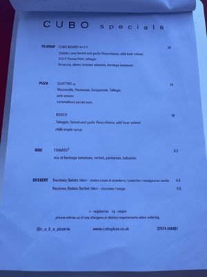 Menu photo 2 CUBO  Ramsgate, KEN
