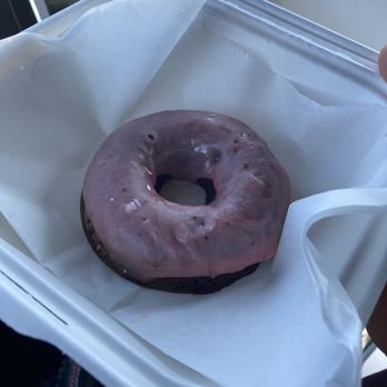 Summer Moon Coffee - Vegan, gluten free, FODMAP friendly, probably also paleo friendly donut. Tasty and satisfying. Don't knock it till you try it! - Coffee & Tea Near Me - Keller, Texas