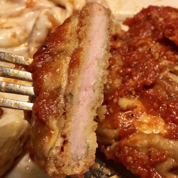 Luigi di Roma Italian Ristorante - What a take out Veal Chop Luigi looks like. My favorite . So good. lightly breaded with eggplant, mozzarella and marinara - Italian Near Me - Deerfield Beach, Florida