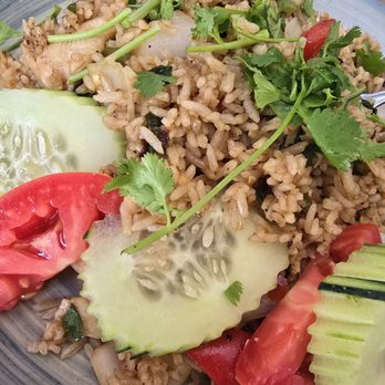 Pad Thai Cafe - Basil Fried rice (add chicken) - Thai Near Me - Albuquerque, New Mexico