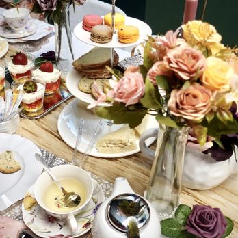 Ashera Earth Mother - a table set for a tea party - Coffee & Tea Near Me Ashera Earth Mother - a table set for a tea party - Coffee & Tea Near Me