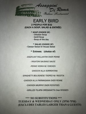 Menu photo 2 Assaggini Di Roma Hazlet, NJ