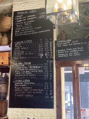 Menu photo 2 Taberna Águilas Seville, SE