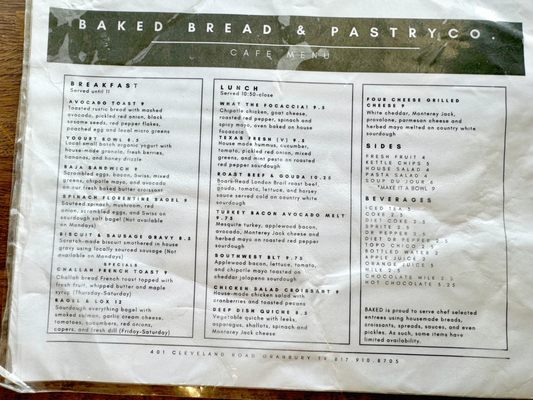 BAKED! Bread & Pastry Co by null