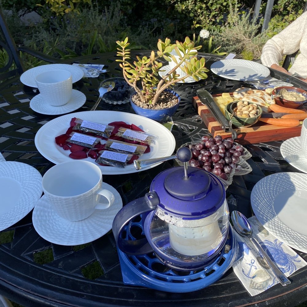 Russian River Tea Company - a table set for breakfast - Tea Rooms Near Me - Healdsburg, California Russian River Tea Company - a table set for breakfast - Tea Rooms Near Me - Healdsburg, California