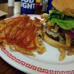 Trapper Joe's - Double Sriracha burger, extra jalapenos ;)