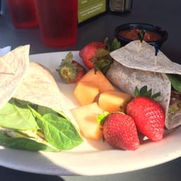 Spinach Veggie Wrap