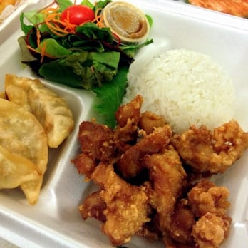Sushi Island - Sesame chicken & gyoza - Sushi Bars Near Me - Gardena, California