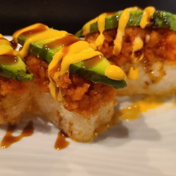 Osaka Japanese Cuisine - Spicy Tuna Crispy Treats - Japanese Near Me - Matthews, North Carolina Osaka Japanese Cuisine - Spicy Tuna Crispy Treats - Japanese Near Me - Matthews, North Carolina