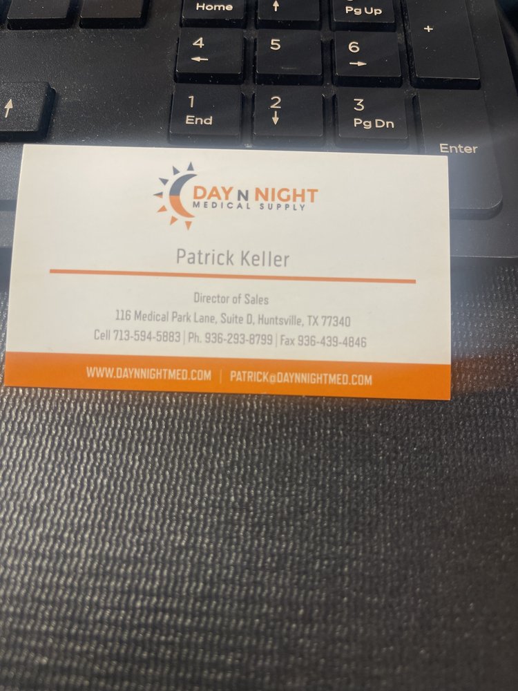 DAY N NIGHT MEDICAL SUPPLY Updated August 2024 116 Medical Park Ln, Huntsville, Texas