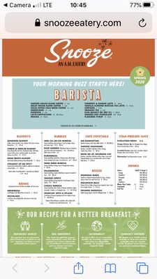 Menu photo 7 Snooze, an A.M. Eatery Westminster, CO