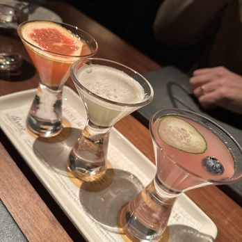 Perry's Steakhouse & Grille - Katy - Mini Martini Trio of the Month - Steakhouses Near Me - Katy, Texas Perry's Steakhouse & Grille - Katy - Mini Martini Trio of the Month - Steakhouses Near Me - Katy, Texas