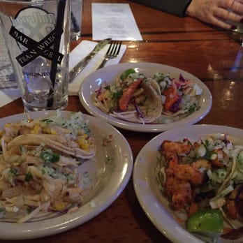 Train Wreck Bar - Trio of delicious tacos - Sports Bars Near Me - Burlington, Washington Train Wreck Bar - Trio of delicious tacos - Sports Bars Near Me - Burlington, Washington
