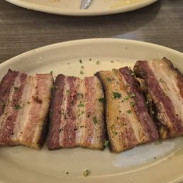 Super delicious the best pork belly like a fat bacon. Super delicious the best pork belly like a fat bacon.