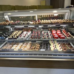 Great selection of pastries.