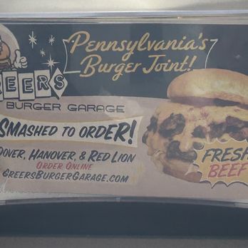 Greer’s Burger Garage - Burgers Near Me - Hanover, Pennsylvania