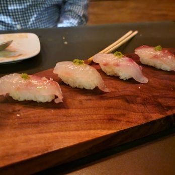Uchi Dallas - Black snapper (I think) with some sort of yuzu dressing that was to die for. We doubled down on this order. - Japanese Near Me - Dallas, Texas