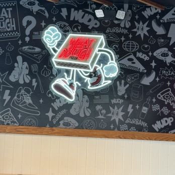 What Up Dough Pizza - Artwork wall. - Pizza Near Me - Burbank, California