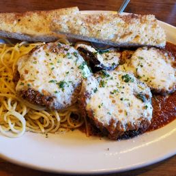Very good eggplant parmesan.