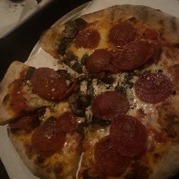 Hearth Pizza Tavern - Red sauce pepperoni and mushroom pizza - Pizza Near Me - Sandy Springs, Georgia Hearth Pizza Tavern - Red sauce pepperoni and mushroom pizza - Pizza Near Me - Sandy Springs, Georgia