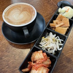 Hanjan Oliver - Latte and banchan