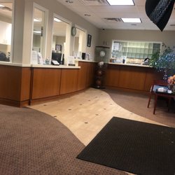 Solomon Eye Physcians and Surgeons - Check-In Desk on the left, Check-Out Desk straight ahead